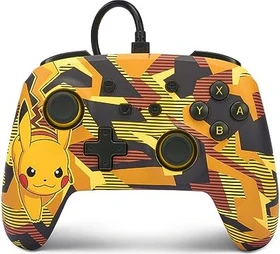 PowerA Enhanced Wired Controller Camo Storm Pikachu (Switch)