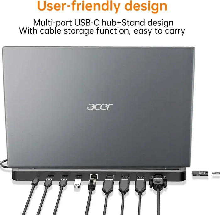 Acer 13-in-1 Docking-Ständer, USB-C 3.0 [Stecker]