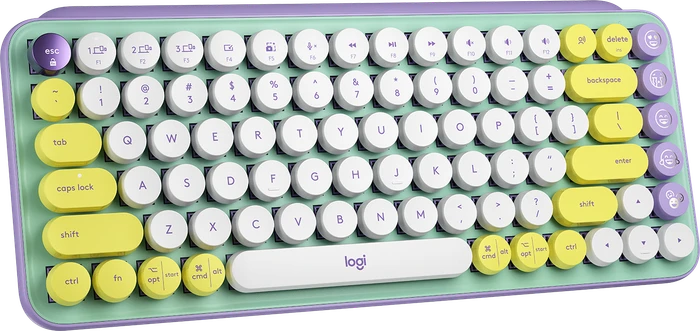 Logitech POP Keys Wireless Mechanical Keyboard, Logi Bolt, Daydream, TTC BROWN, USB/Bluetooth, ND