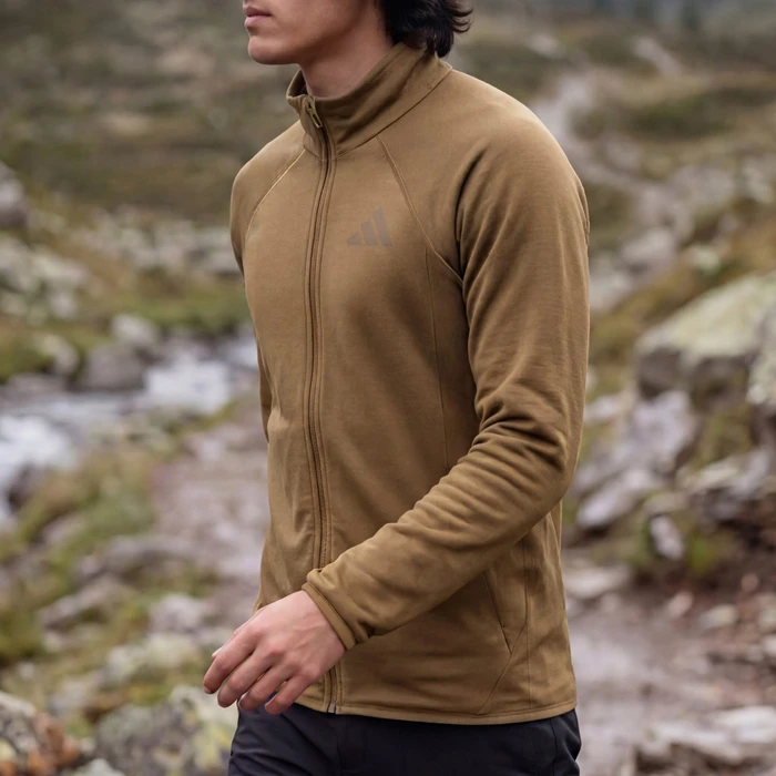 adidas Terrex Xperior Climawarm+ Ventknit Funktionsjacke brown oxide (Herren)