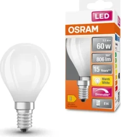 Osram Ledvance LED Retrofit Classic Dim P 60 6.5W/827 E14