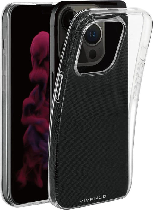 Vivanco Super Slim Cover für Apple iPhone 14 Pro transparent
