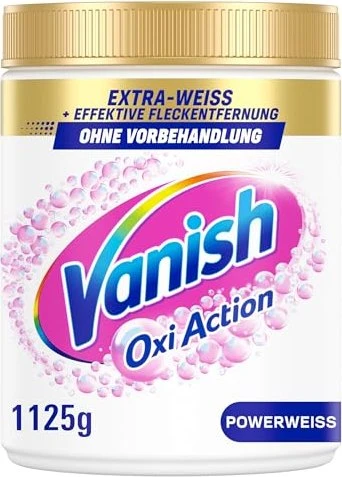 Vanish Oxi Action Weiß Fleckenentferner Pulver, 1.13kg