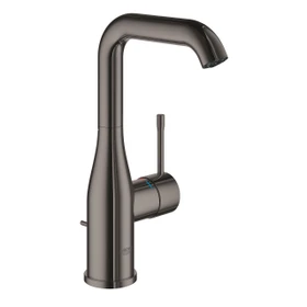 Grohe Essence Einhand-Waschbeckenarmatur 1/2" L-Size mit Ablauffernbedienung hard graphite
