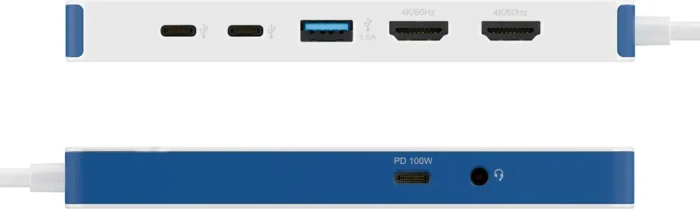 Targus HyperDrive Flex 9, USB-C 3.0 [Stecker], weiß