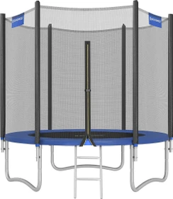 Songmics Trampolin 244cm Randabdeckung blau