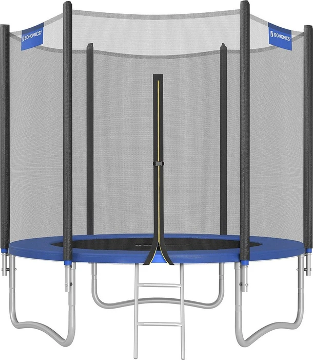 Songmics Trampolin 244cm Randabdeckung blau