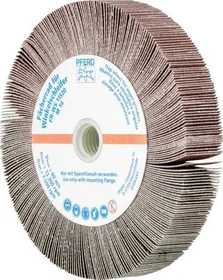 Pferd FR WS 11520 M14 A 180 Lamellenschleifwalze K180, 115x20mm, 2 Stück