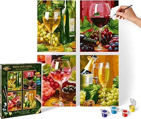 Schipper Arts & Crafts Malen nach Zahlen In Vino Veritas