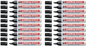 edding 3000 Permanentmarker schwarz, 20er-Pack