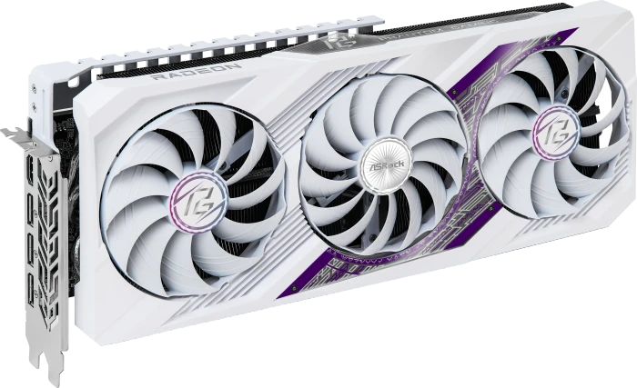ASRock Radeon RX 7900 XT Phantom Gaming White OC, RX7900XT PGW 20GO, 20GB GDDR6, HDMI, 3x DP
