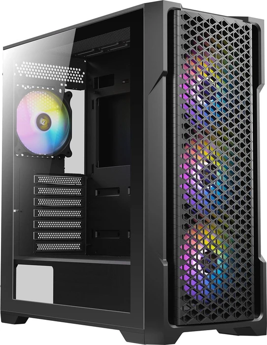 Antec AX90, schwarz, Glasfenster