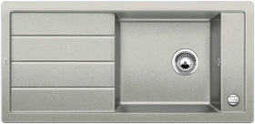 Blanco Mevit XL 6 S Einbau Becken reversibel mit Ablauffernbedienung perlgrau