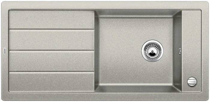 Blanco Mevit XL 6 S Einbau Becken reversibel mit Ablauffernbedienung perlgrau