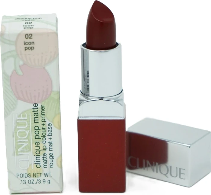 Clinique Pop Matte Lip Colour + Primer Lippenstift Icon Pop, 3.9g