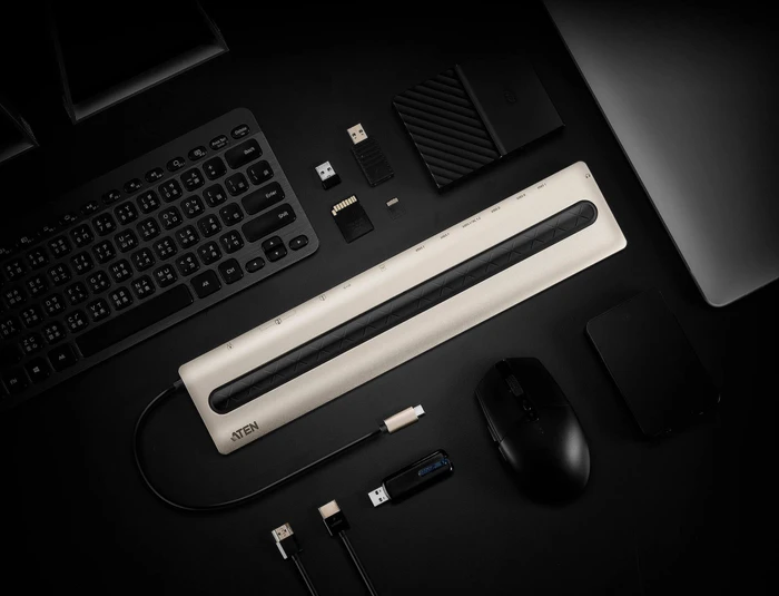 ATEN USB-C Multiport Dock, USB-C 3.0 [Stecker]
