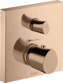 Hansgrohe AXOR Starck Organic Thermostat Unterputz mit Absperrventil polished red gold