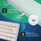 RK Royal Kludge RK61 60% Wireless, weiß, LEDs RGB, Gateron BLUE, USB/Bluetooth, DE Vorschaubild