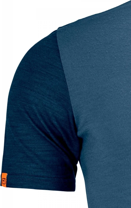 Ortovox 185 Rock'N'Wool Funktionsshirt kurzarm night blue (Herren)