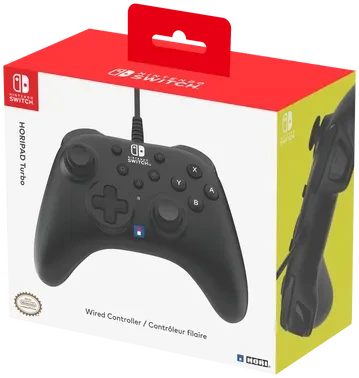 Hori Horipad Turbo Controller schwarz (Switch)