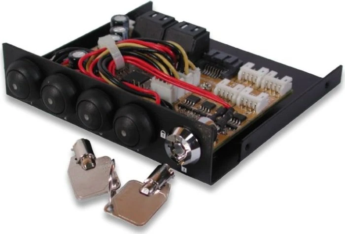 Exsys EX-3466-2, 3.5", 4-Port SATA 3Gb/s Multiplier