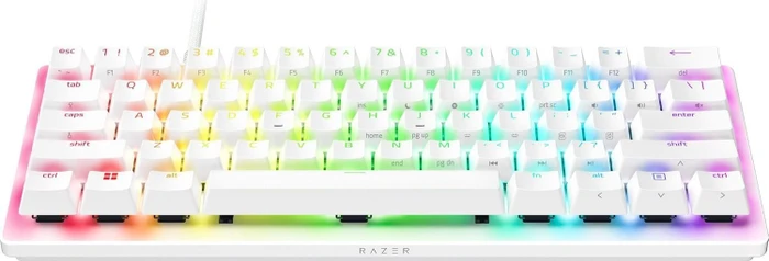 Razer Huntsman V3 Pro Mini, weiß, LEDs RGB, Razer Analog Optical Switch Gen-2, USB, US