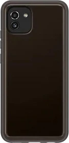Samsung Soft Clear Cover für Galaxy A03 schwarz