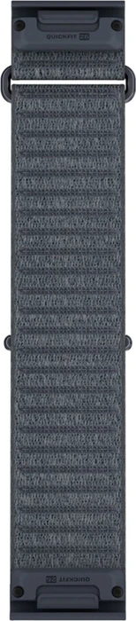 Garmin ComfortFit Quickfit Nylon Armband 26mm kurz blue granite
