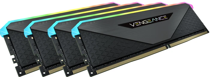 Corsair Vengeance RGB RT Gunmetal UDIMM 64GB Kit, DDR4-3200, CL16-20-20-38