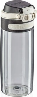 Leifheit Tritan Flip Trinkflasche 550ml silver