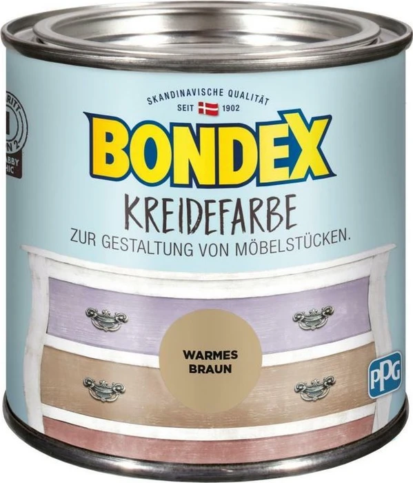 Bondex Kreidefarbe innen warmes braun, 500ml