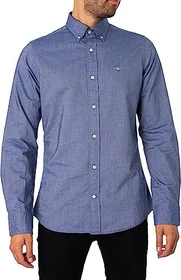 Gant Slim Fit Classic Oxford Hemd langarm persian blue (Herren)