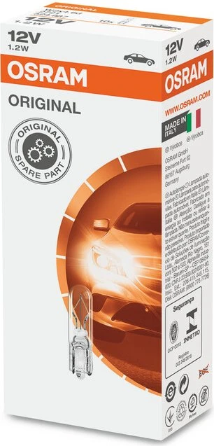 Osram Original W2x4.6d, 1er-Pack Faltschachtel