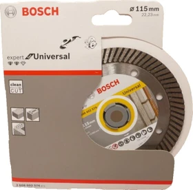 Bosch Professional Expert for Universal Turbo Diamanttrennscheibe, 115x2x22.23mm, 1 Stück