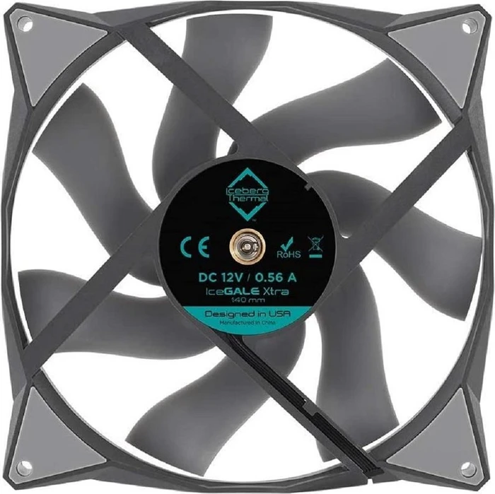 Iceberg Thermal IceGALE Xtra, Black, 140mm, 2er-Pack