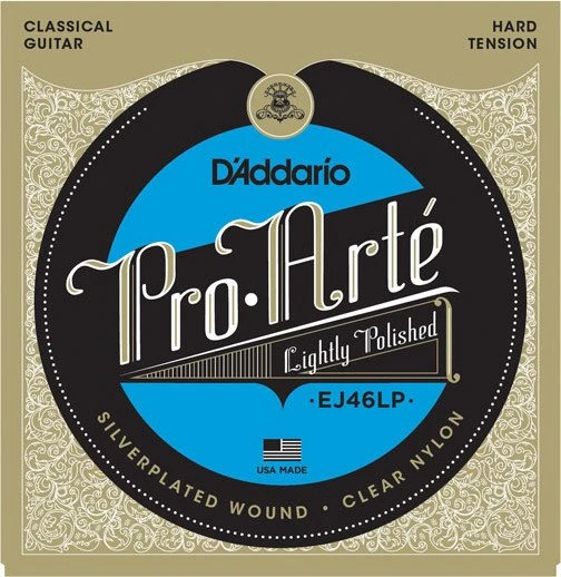 D'Addario Pro-Arté Lightly Polished Composite, Hard Tension