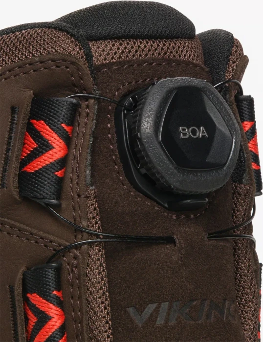 Viking Villrein High GTX BOA Hunting dark brown/red