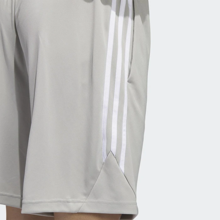 adidas Legends 3-Streifen Basketball Shorts metal grey/white (Herren)
