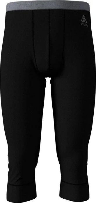 Odlo Natural Merino Warm Tights Hose 3/4 schwarz (Herren)