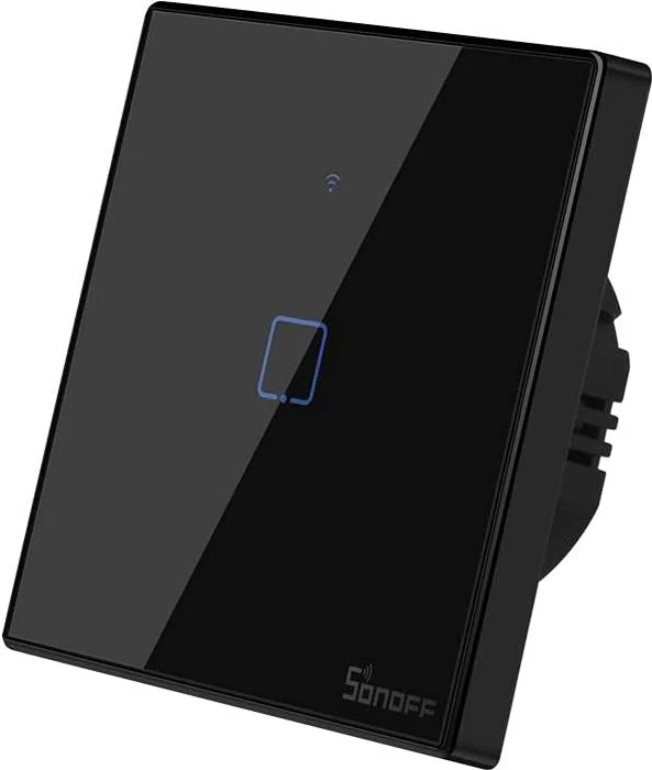Sonoff TX T3EU1C Smart Wall Switch schwarz, 1-fach