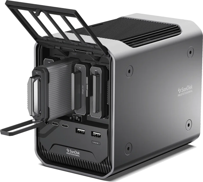 SanDisk Professional PRO-Reader DOCK 4 Cardreader, Thunderbolt 3 [Buchse]