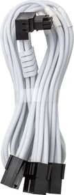 CableMod C-Series Pro, 12V-2x6 Kabel, 3x 8-Pin PCIe Stecker auf 16-Pin PCIe 5.1 12V-2x6 Stecker, Adapterkabel, 90°, Variante B, weiß, 45cm