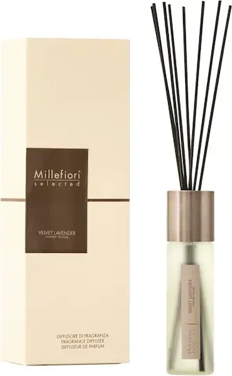 Millefiori Milano New Selected Velvet Lavender Duftstäbchen, 100ml