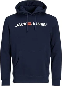 Jack & Jones Logo Hoodie navy blazer (Herren)