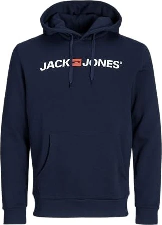 Jack & Jones Logo Hoodie navy blazer (Herren)