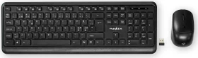 Nedis Tastatur und Maus Set, Wireless, USB, ND