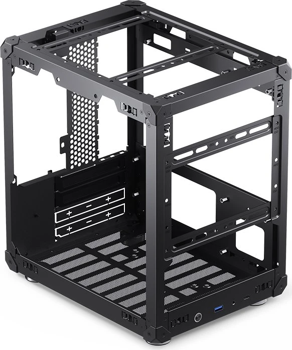 Jonsbo C6 Black, schwarz