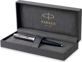 Parker 51 Kugelschreiber midnight blue resin/chrome trim, Geschenkbox