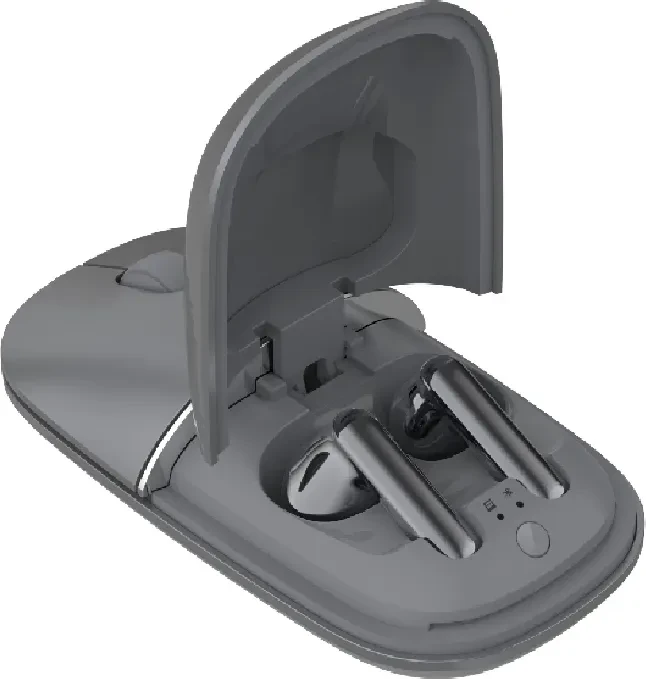 Honor Choice Yhemi MouseBuds Pro, Wireless Mouse & Earbuds 2-in-1, schwarz/grau, USB/Bluetooth