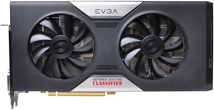 EVGA GeForce GTX 780 Classified ACX Cooler, 3GB GDDR5, 2x DVI, HDMI, DP